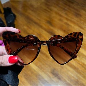 Adult heart shaped sunglasses
